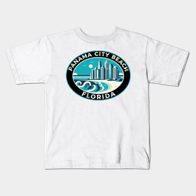 Panama City Beach Florida FL Kids T-Shirt by TravelTime